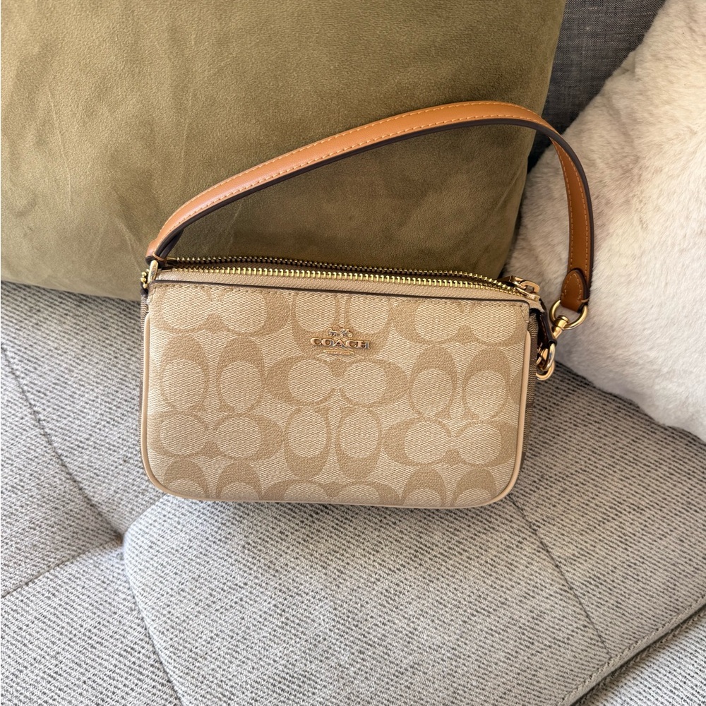 Coach Beige Nolita 19 Purse